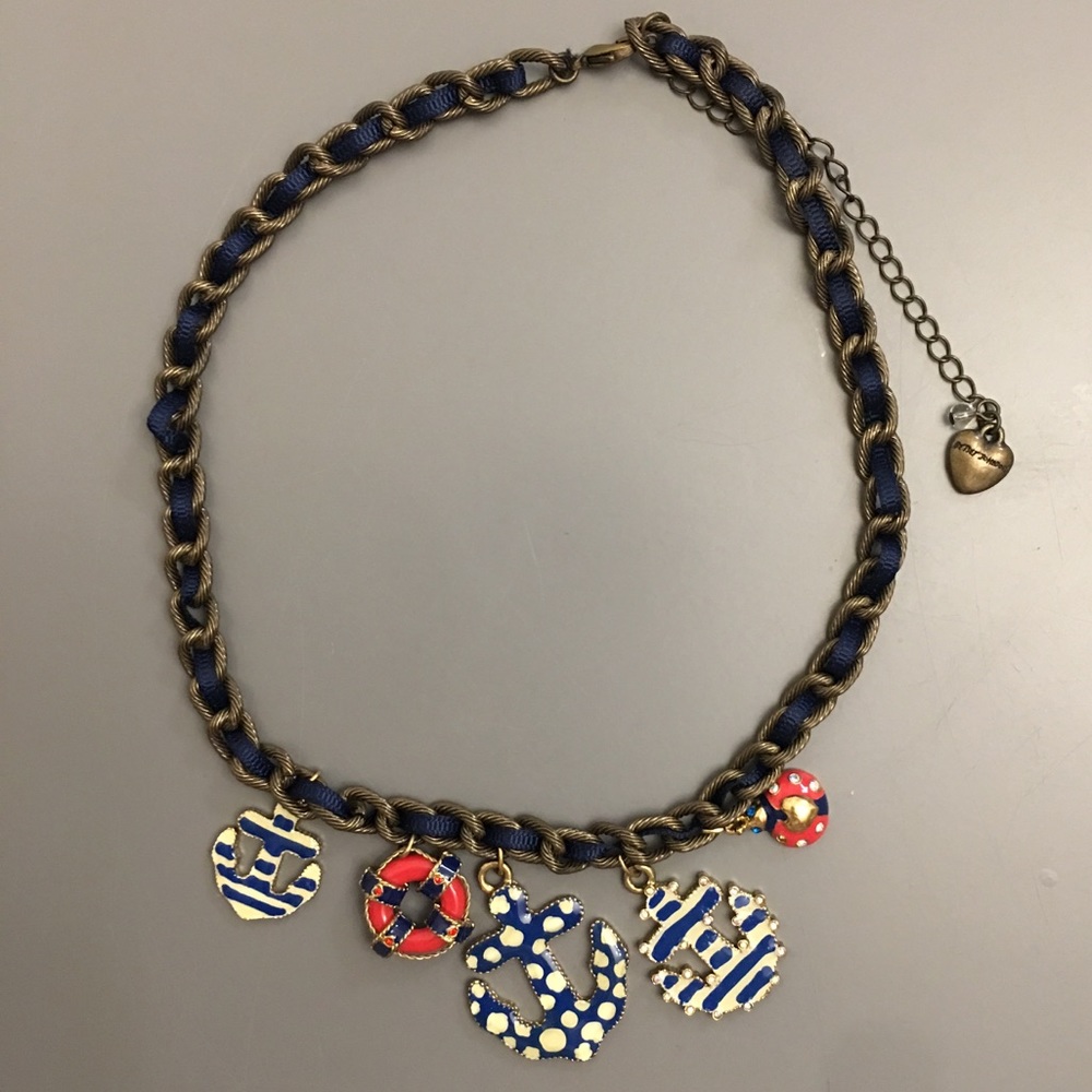 Betsey Johnson Nautical Statement Necklace